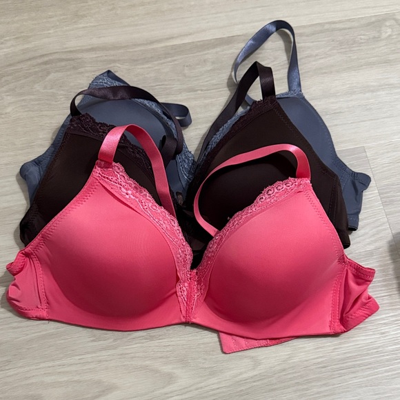 Angelina Other - Angelina Pink and Brown Lace Bra Set